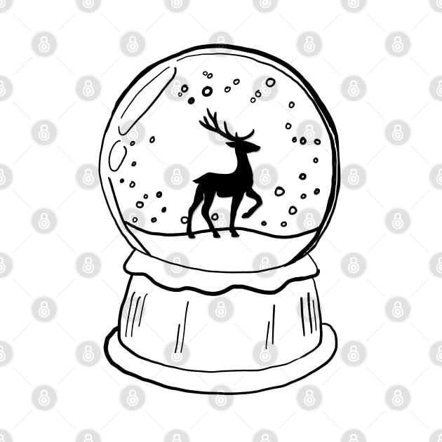 Reindeer snowball by Noamdelf06