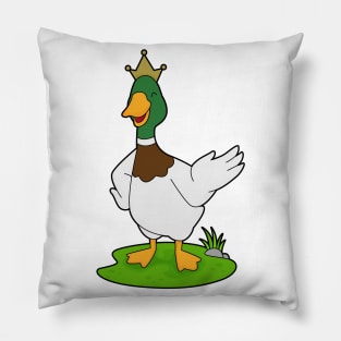 Duck King Crown Pillow