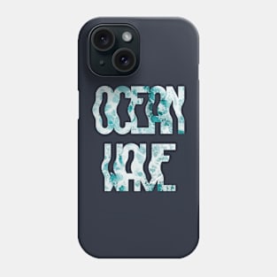 Ocean Wave Font Phone Case