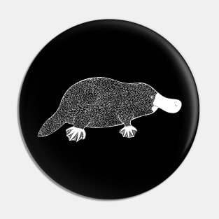 Platypus - animal design for platypus lovers Pin