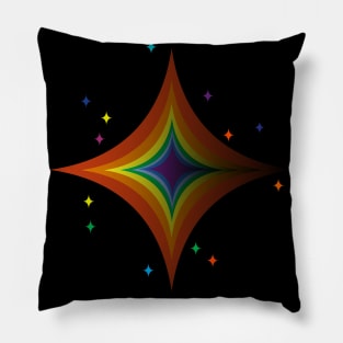 Rainbow star Pillow