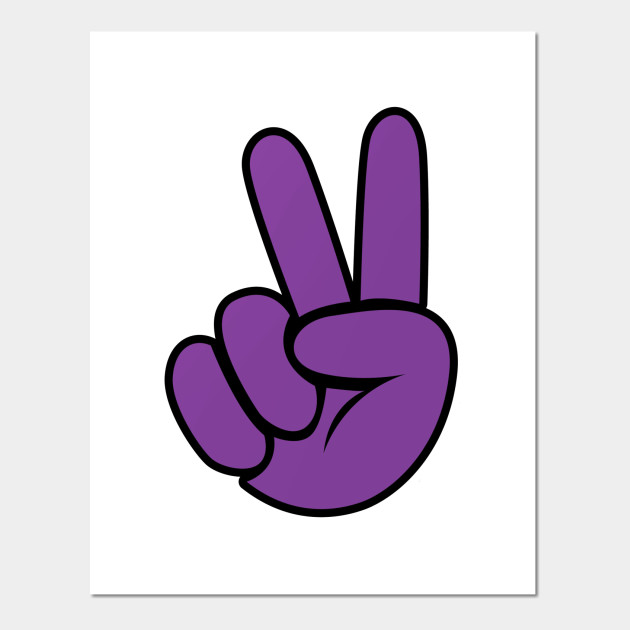 Peace Sign Purple Peace Sign Posters And Art Prints Teepublic - peace sign purple shirt roblox