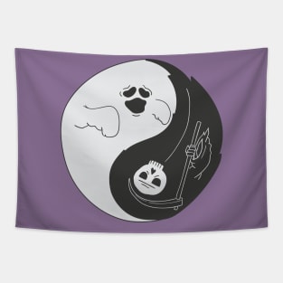 Yin Yang of Death Tapestry