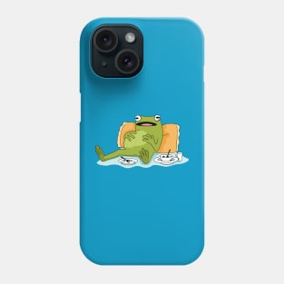 Lazy frog Phone Case