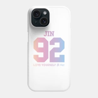 BTS (Bangtan Boys) LOVE YOURSELF 轉 'Her' Jin 92 Jersey Phone Case