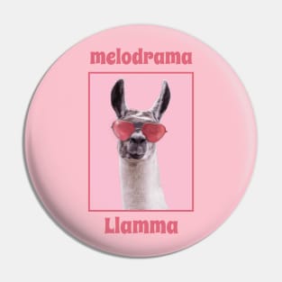 Melodrama Llama Pin