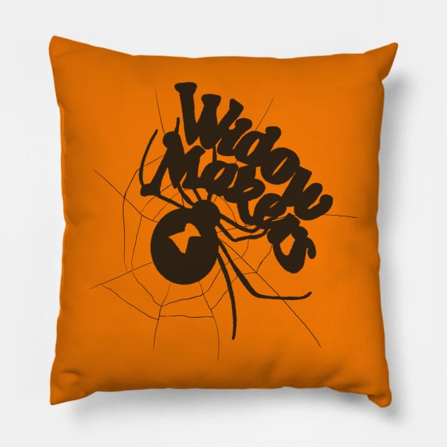 Widow Makers Pillow by VultureVomitInc