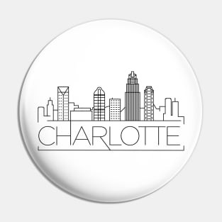 Charlotte Minimal Skyline Pin