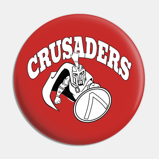 Crusaders Mascot Pin by Generic Mascots