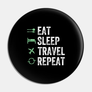 Eat sleep travel repeat Pin