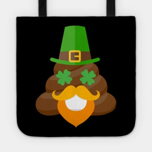 Leprechaun Poop Emoji Smiley Funny St. Patrick's Day Shirt Tote