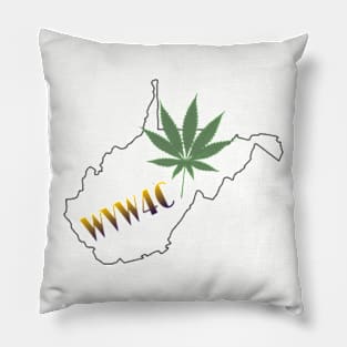 WV Women for Cannabis Logo2 Pillow