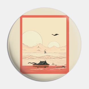 JAPANESE WOODBLOCK PRINT Pin