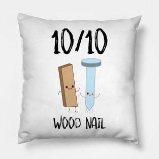 10/10 Wood Nail Pillow