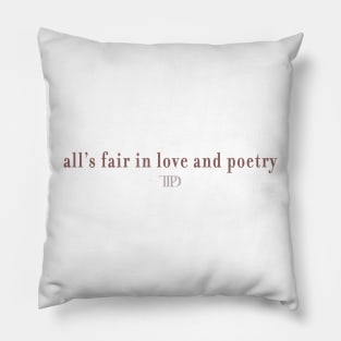 all's fair in love and poetry TTPD TS Pillow