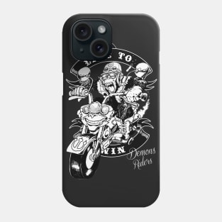 Moto Demons Monkeys Riders Phone Case