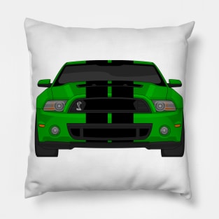 MUSTANG SHELBY GT500 GREEN Pillow