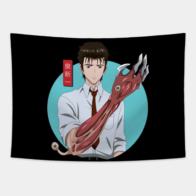 parasyte Tapestry by Hala Art