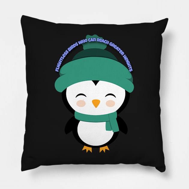 Flightless Bird Pillow by BeragonRe