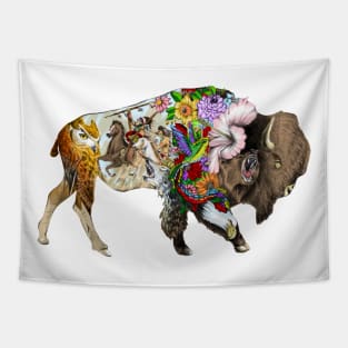 Bison Color Tapestry