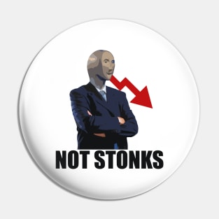 Not Stonks Pin