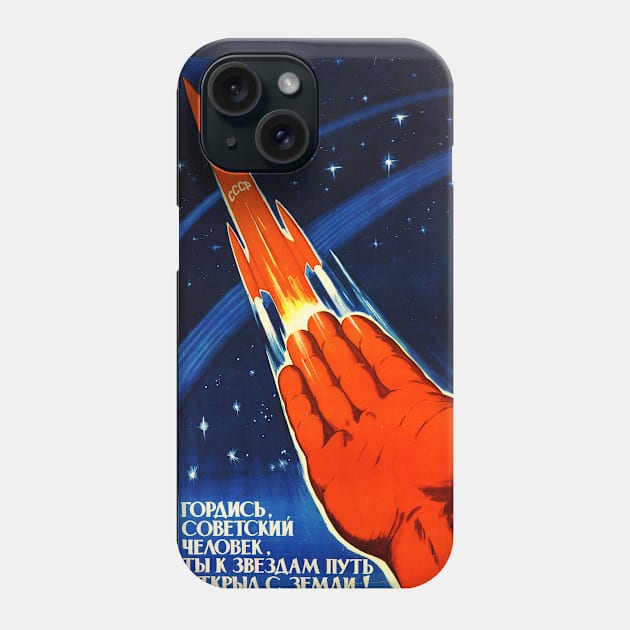 Soviet People and the Stars Phone Case by ocsling