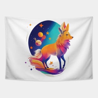 Starry Bonds - Exploring the Ethereal Realm of Cosmic Animals Tapestry