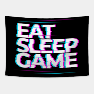 Eat Sleep Game Tapestry