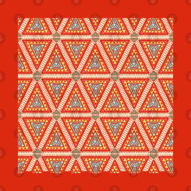 Triangular African Tribal Pattern by machmigo