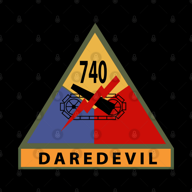 740thTank Battalion SSI - Daredevil w Name Tape by twix123844