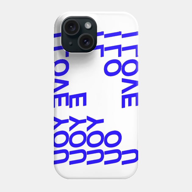 I Love You ∆∆∆ Aesthetic Design Phone Case by CultOfRomance