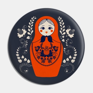 Matryoshka Russian Doll Pin