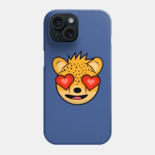 Lovestruck Cheetah William Phone Case