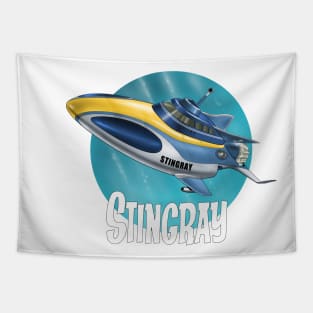 Stingray graphic Tapestry