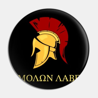 Spartan Helmet Pin