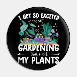 Cool Gardening Design For Men Women Plant Lover Gardener Pin