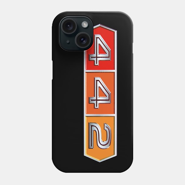 Olds Cutlass 442 Logo on breast Phone Case by Permages LLC