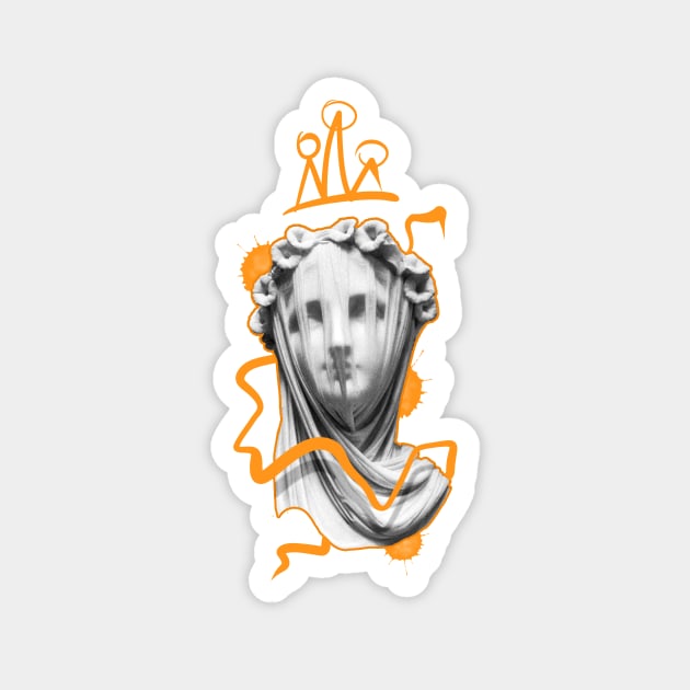 Veiled Vestal Virgin Magnet by blakvetal