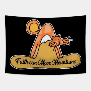 Mountain Bible Verse Tapestry