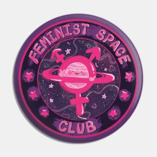 Feminist Space Club Pin