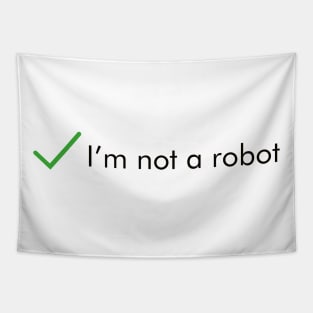 I'm not a robot Tapestry