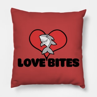 Loves bites shark Pillow