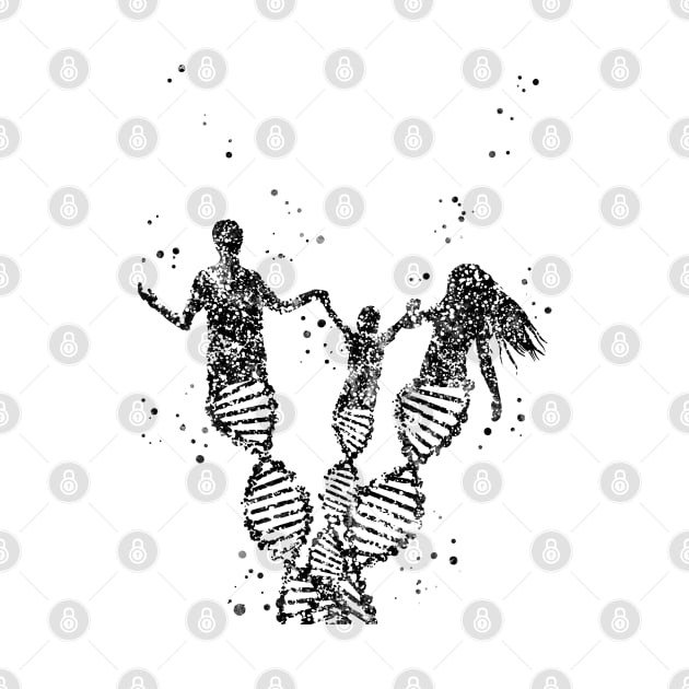 DNA family by RosaliArt