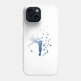 Blue White Tinkerbell Ombre Phone Case