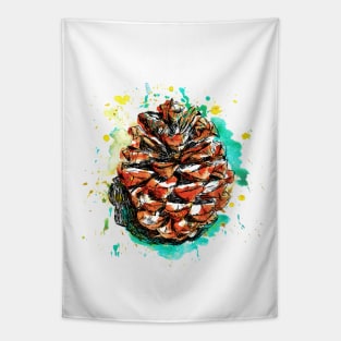 Pine cone print Tapestry