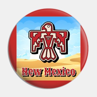 New Mexico - Thunderbird Pin