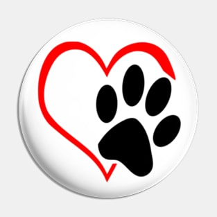 Paw and Love | Valentine's day Pin