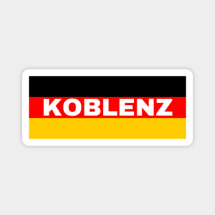 Koblenz City in German Flag Magnet