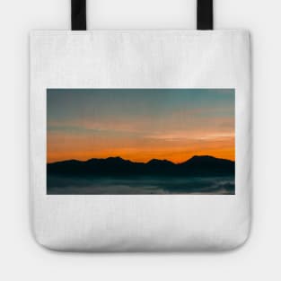 Sunrise behind the Hills Tote