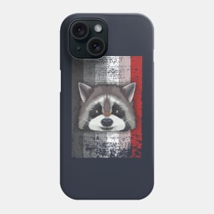 Rabies Pride Flag With Raccoon Phone Case